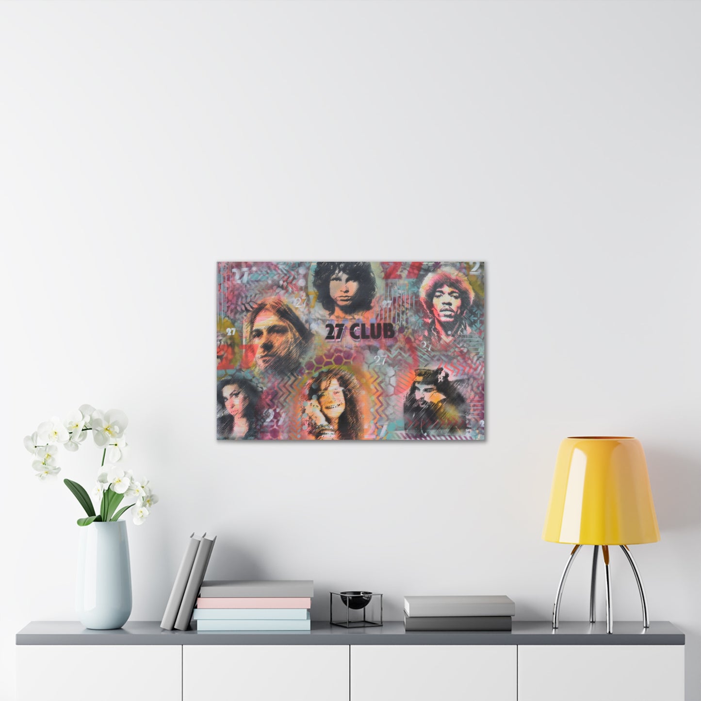 27 Club (Print on Stretched Canvas)