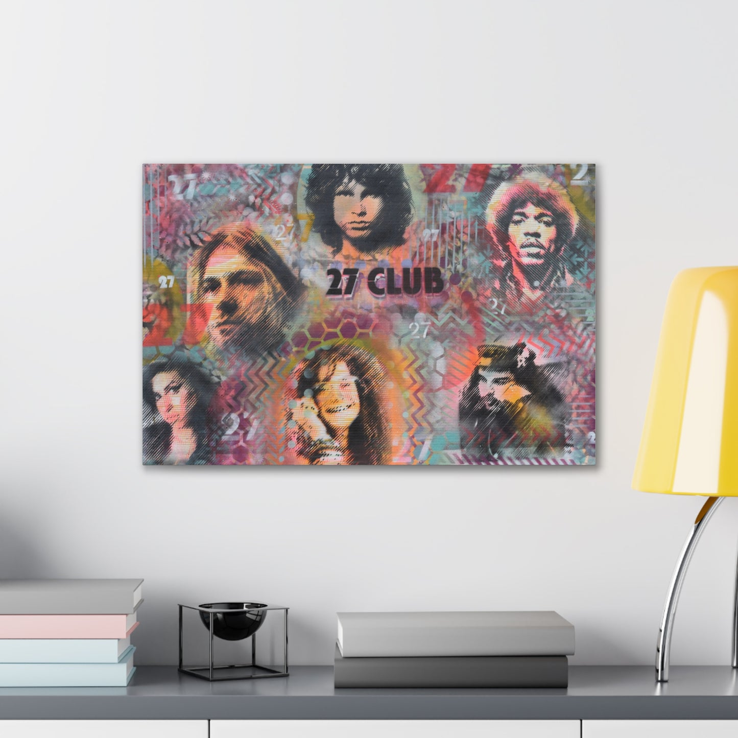 27 Club (Print on Stretched Canvas)