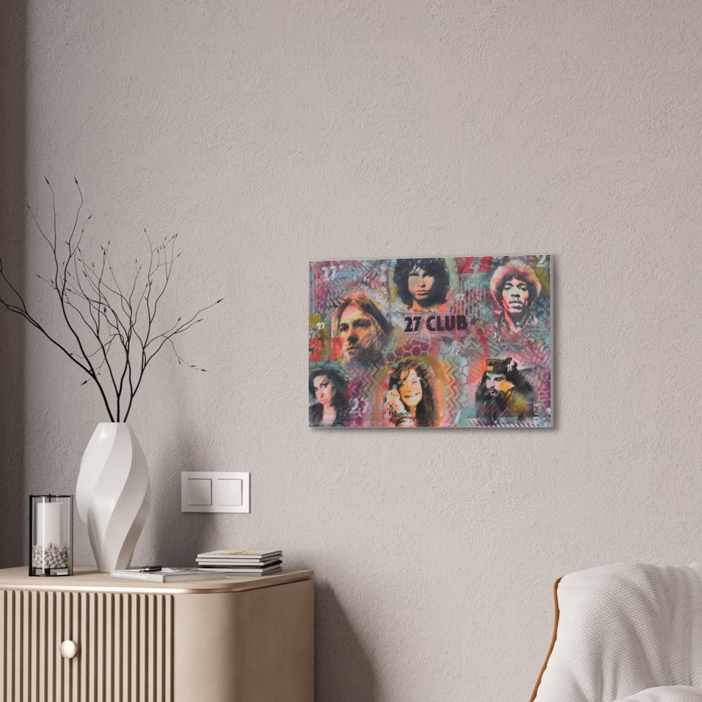 27 Club (Print on Stretched Canvas)