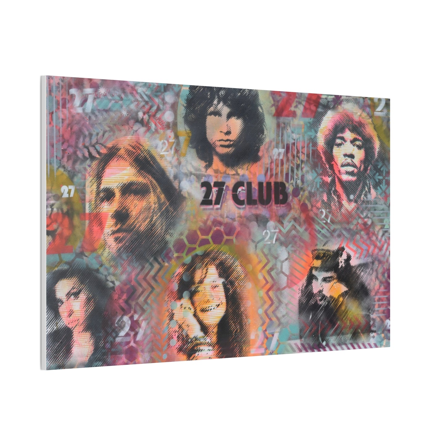 27 Club (Print on Stretched Canvas)