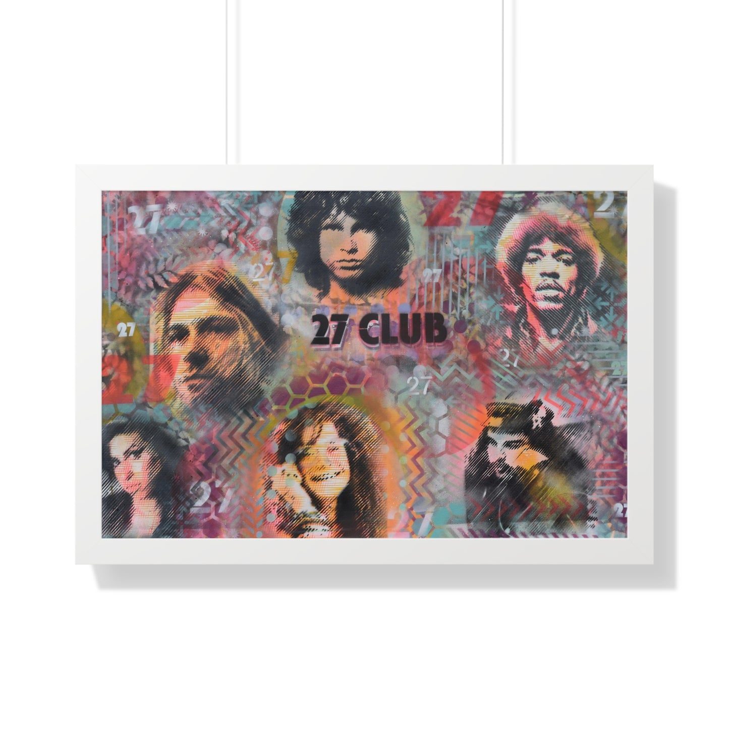 27 Club (Framed Print)