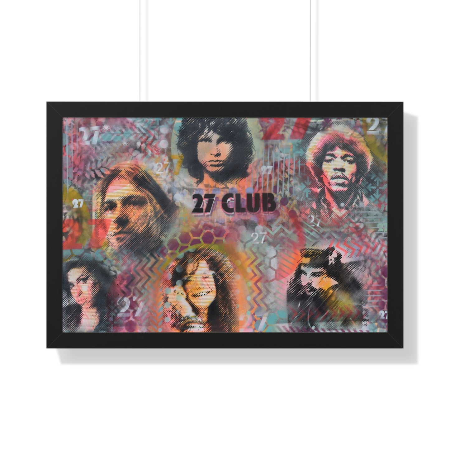 27 Club (Framed Print)