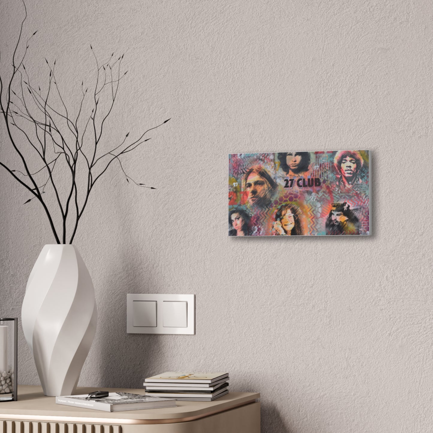 27 Club (Print on Stretched Canvas)