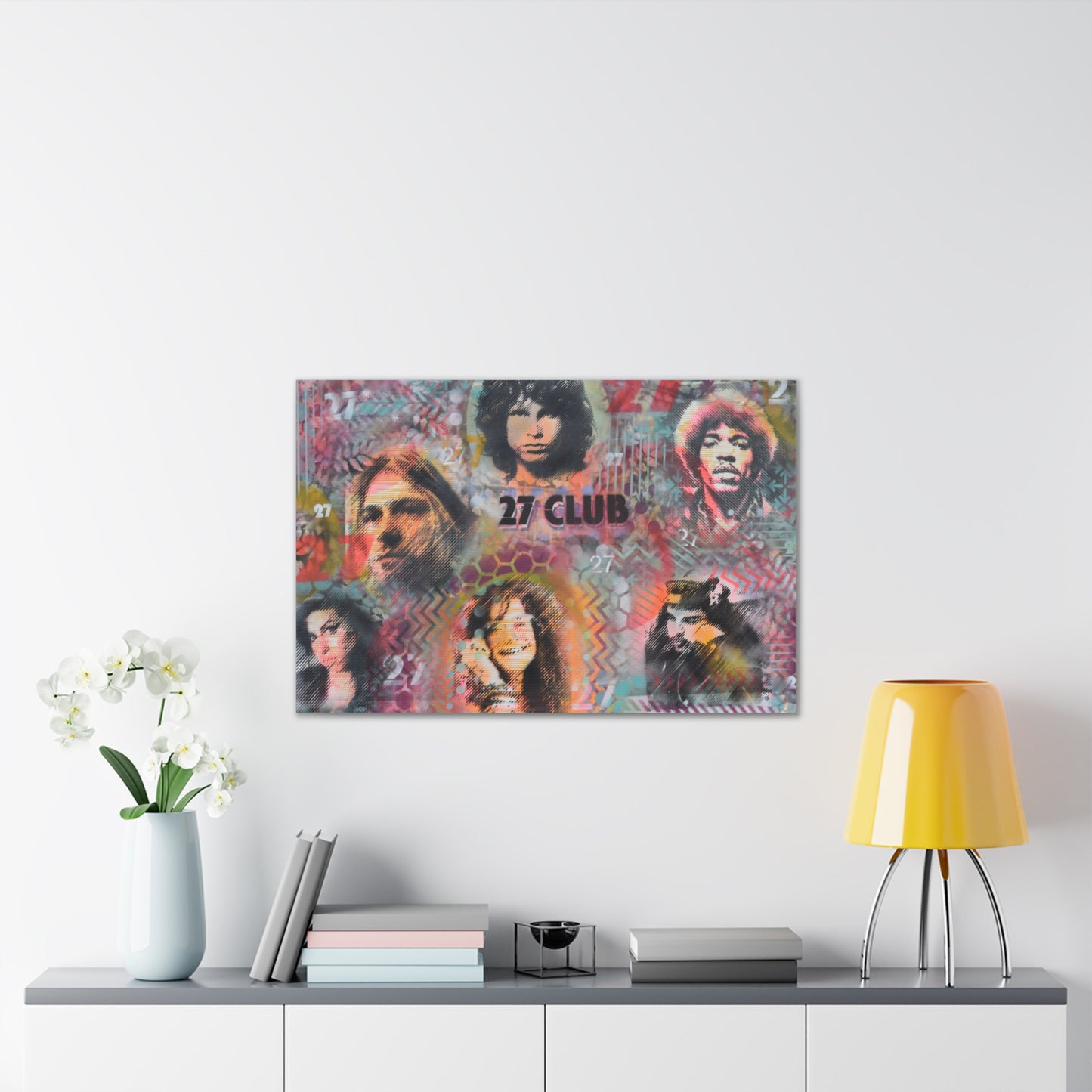 27 Club (Print on Stretched Canvas)
