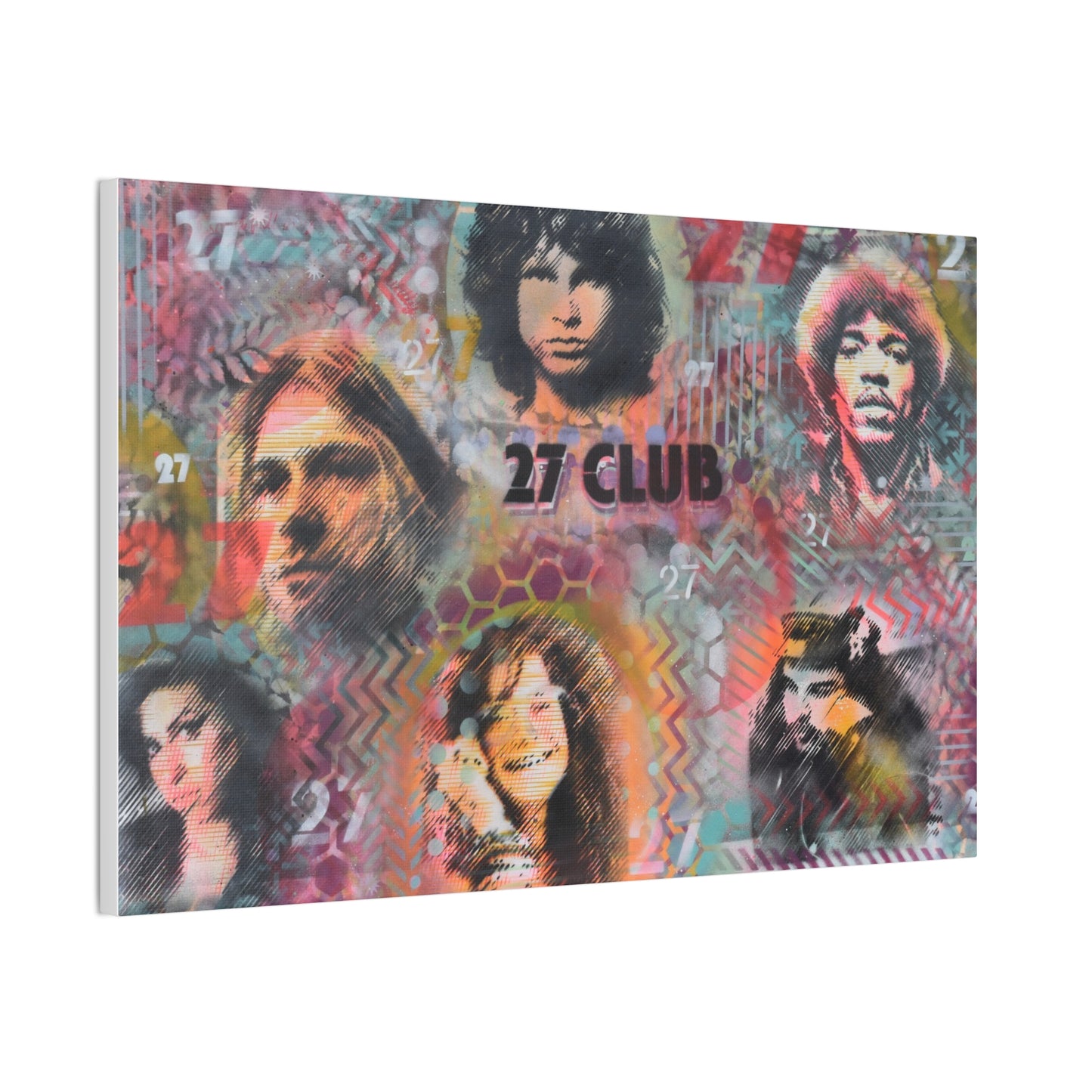 27 Club (Print on Stretched Canvas)