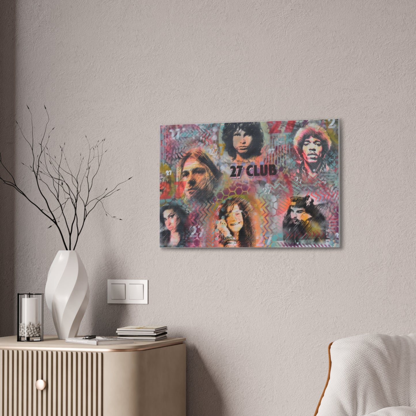 27 Club (Print on Stretched Canvas)