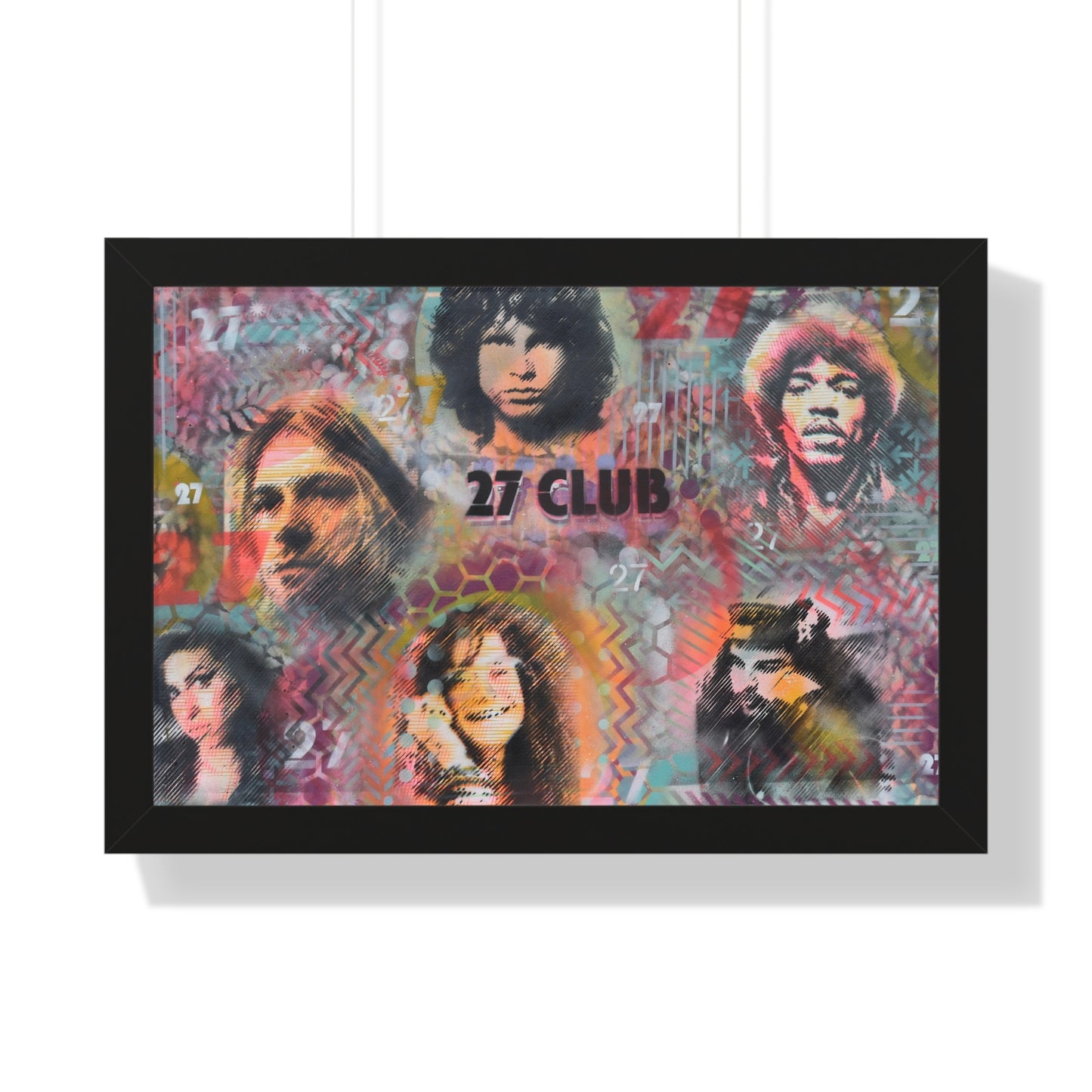 27 Club (Framed Print)