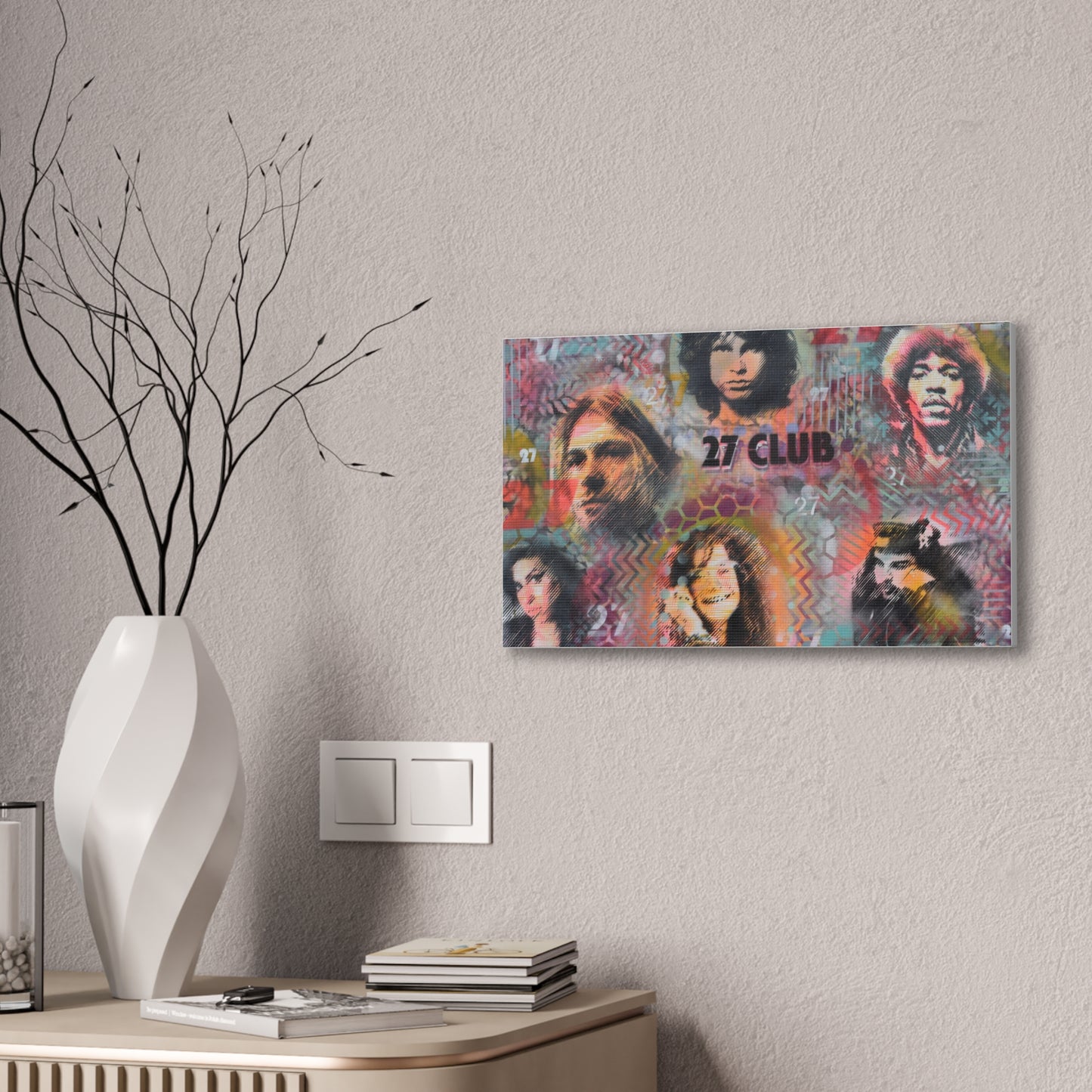 27 Club (Print on Stretched Canvas)
