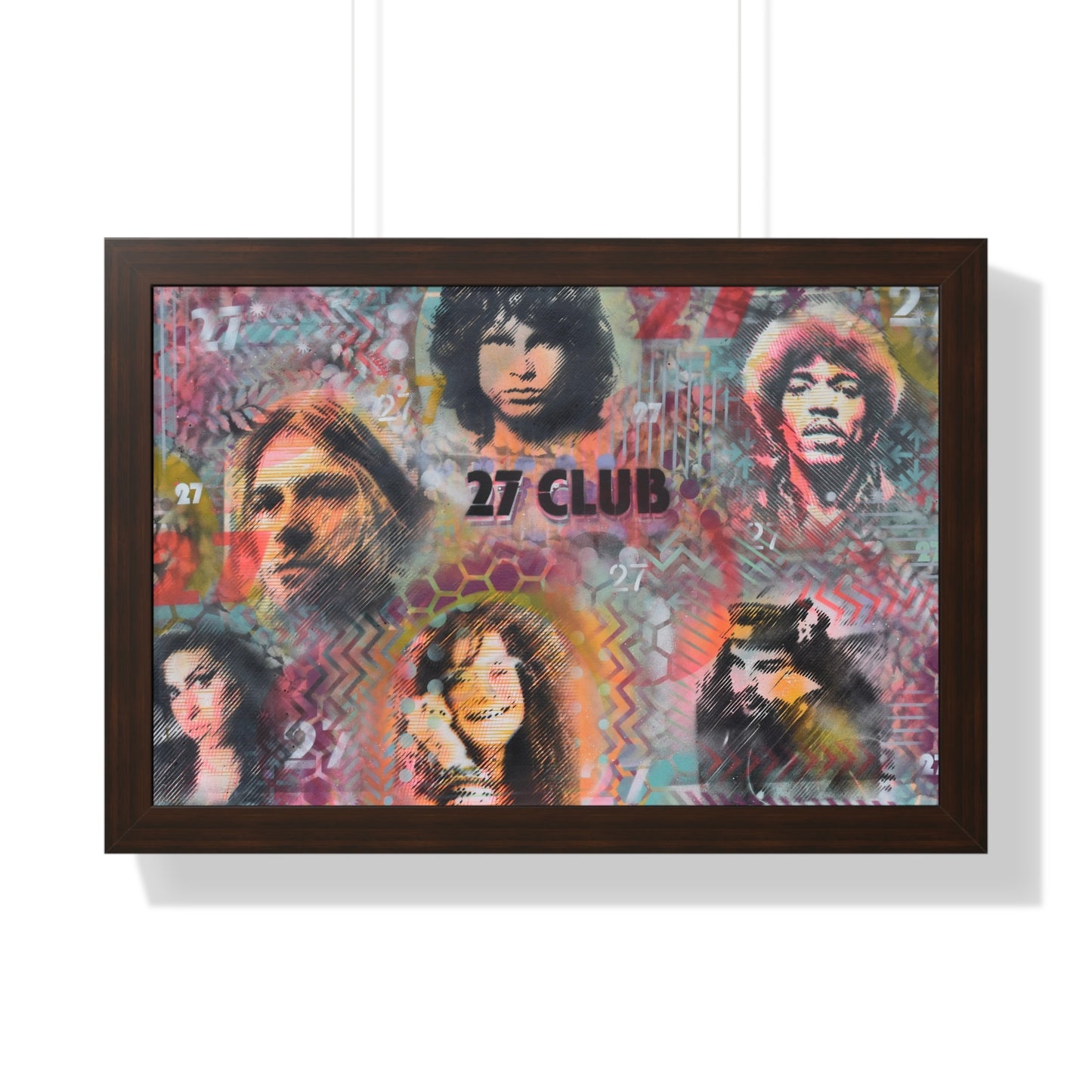 27 Club (Framed Print)