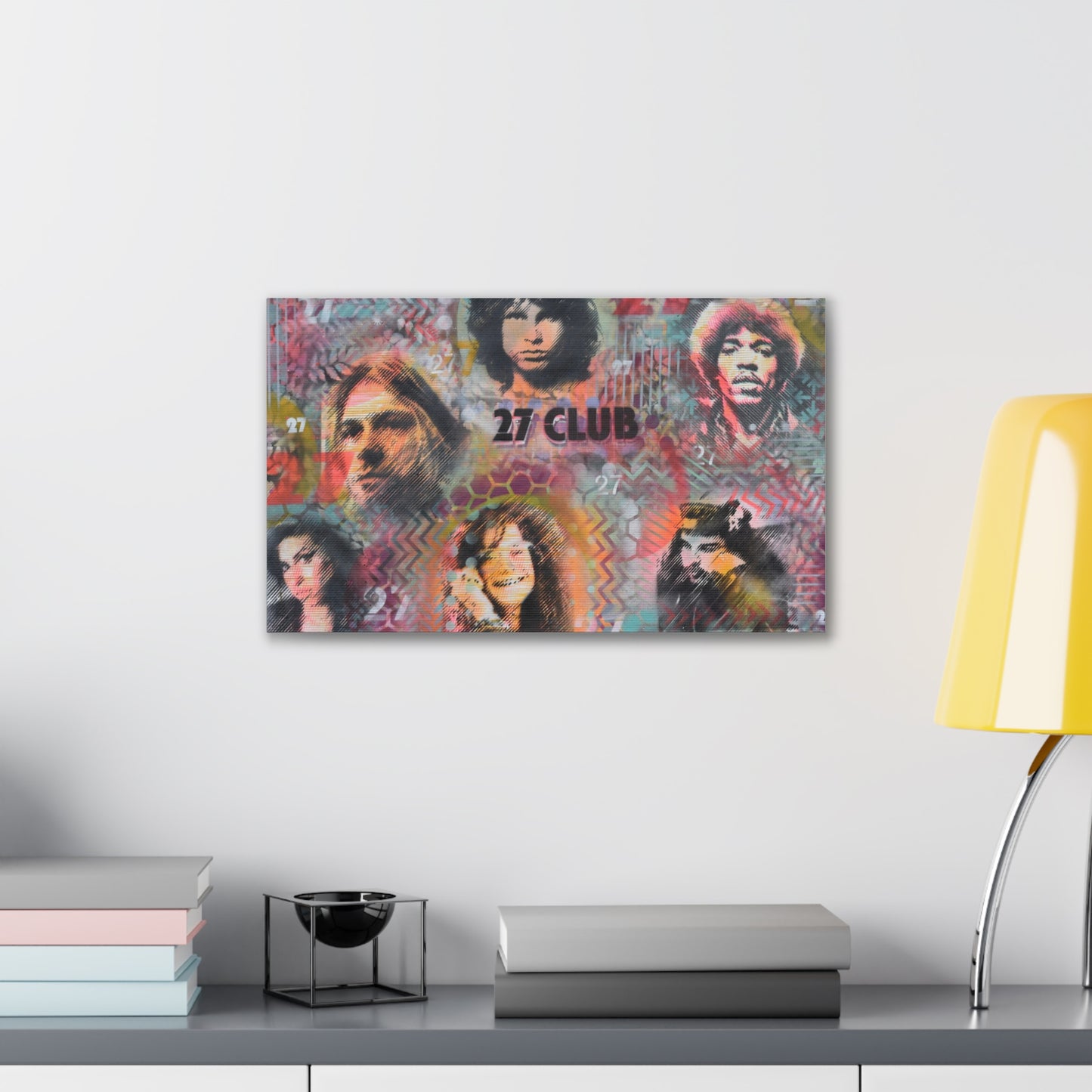 27 Club (Print on Stretched Canvas)