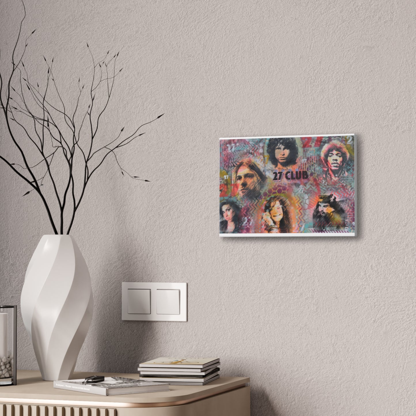 27 Club (Print on Stretched Canvas)