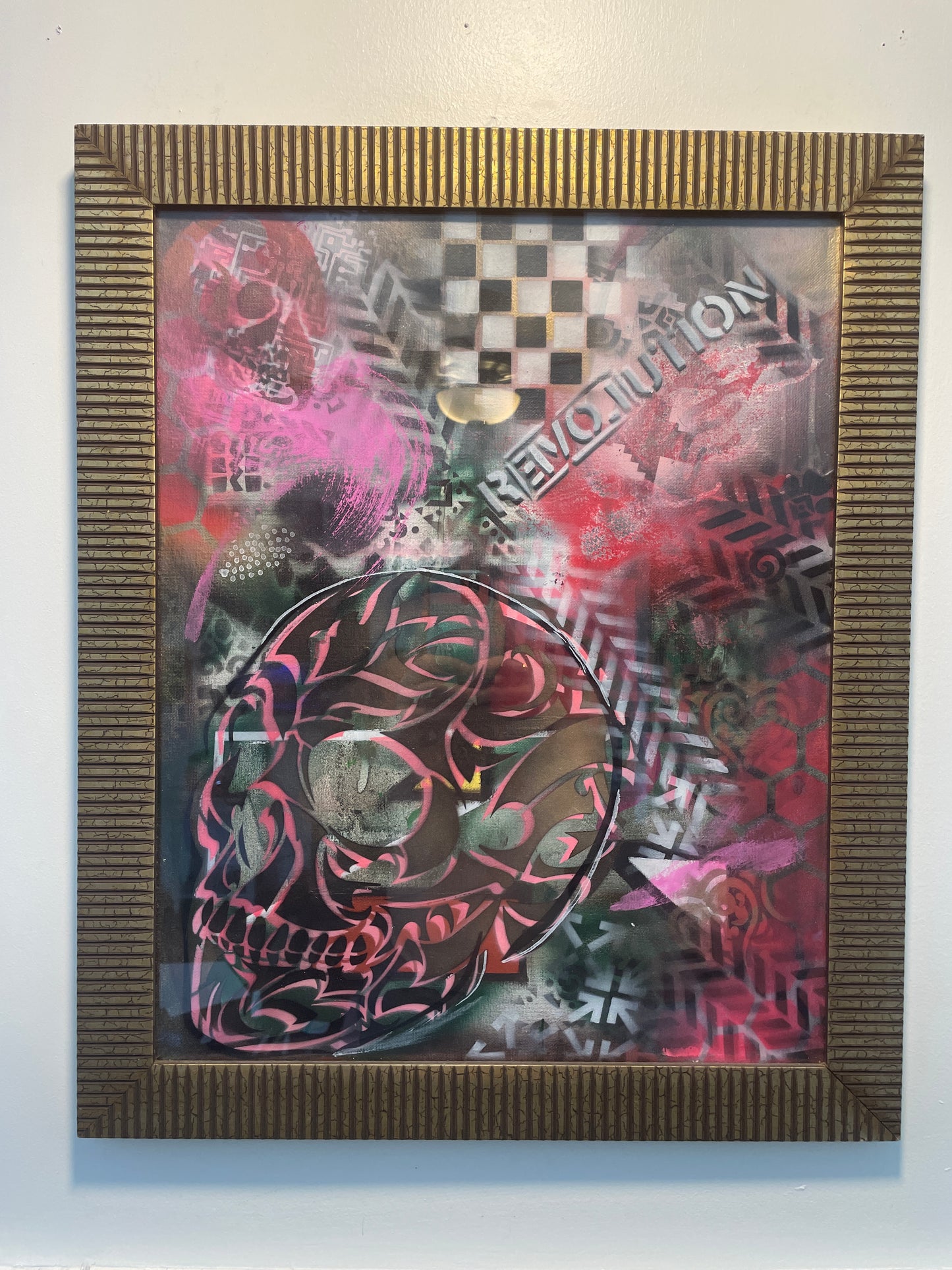 "Revolution" Original Painting (Framed)