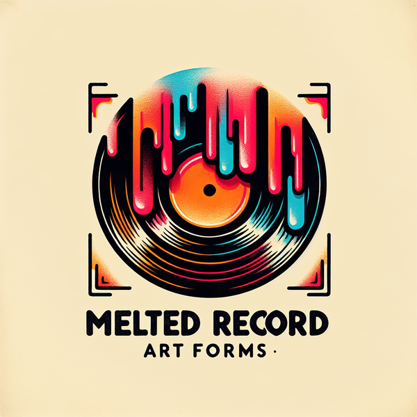 Melted Record Art Forms (Art by Matthew Harper)